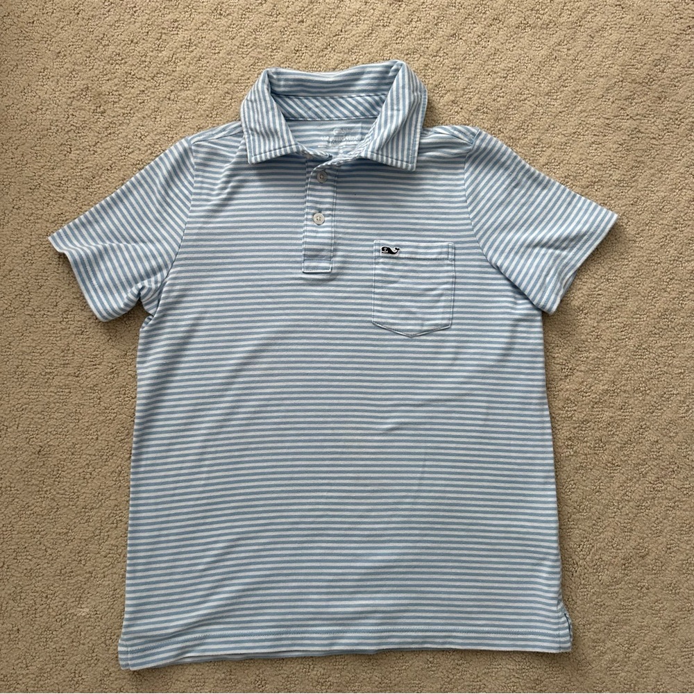 Vineyard Vines Boys Edgartown Polo Shirt Size Small